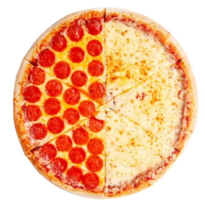 pepperoni and cheese pizza