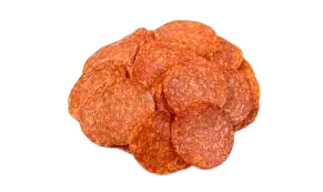 pork pepperoni -pepperoni pizza