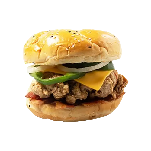 spicy chicken sandwich with bacon